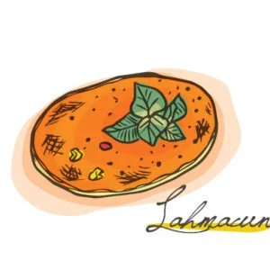 Lahmacun ( Hausgemacht )